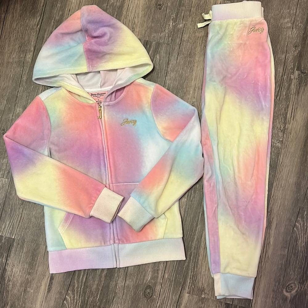 Final price Toddler girl juicy couture velour tracksuit 6T